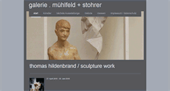 Desktop Screenshot of galerie-muehlfeld-stohrer.de
