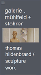 Mobile Screenshot of galerie-muehlfeld-stohrer.de